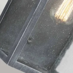 Casa Padrino Luxus Außenwandleuchte Schwarz H. 41,3 cm - Luxus Außenbeleuchtung