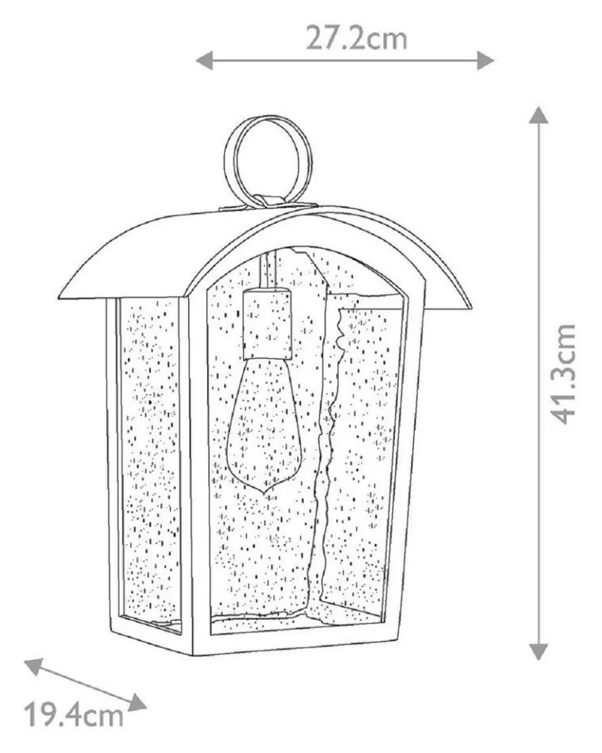Casa Padrino Luxus Außenwandleuchte Schwarz H. 41,3 cm - Luxus Außenbeleuchtung