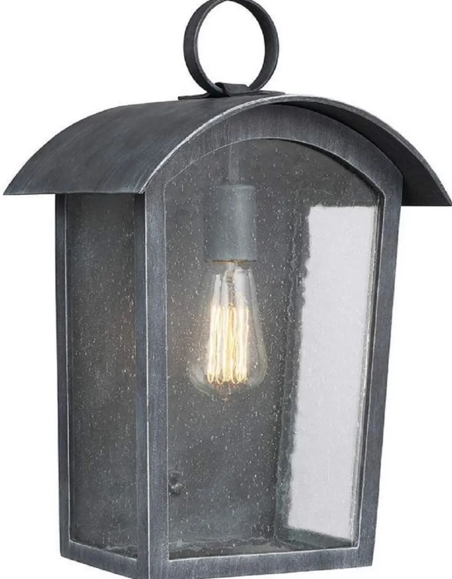 Casa Padrino Luxus Außenwandleuchte Schwarz H. 41,3 cm - Luxus Außenbeleuchtung