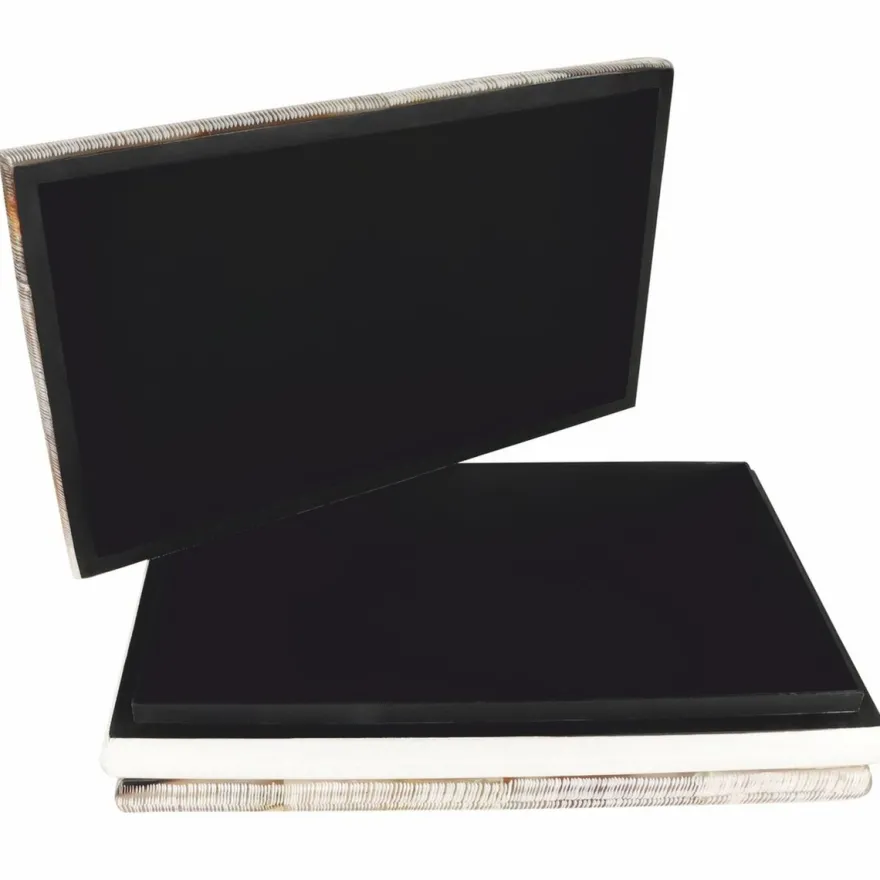 Casa Padrino Luxus Aufbewahrungsbox Bunt / Weiß / Schwarz 40 cm - Luxus Accessoires