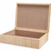 Casa Padrino Luxus Aufbewahrungsbox Naturfarben 40 cm - Luxus Accessoires