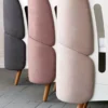 Casa Padrino Luxus Babybett Weiß / Grau / Naturfarben 145 cm