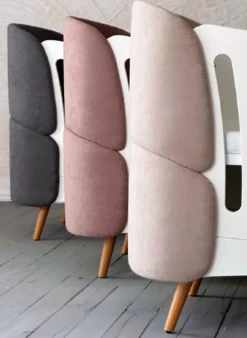 Casa Padrino Luxus Babybett Weiß / Grau / Naturfarben 145 cm