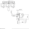Casa Padrino Luxus Badewannenarmatur Serie Milano im Jugendstil Retro Design Unterputz Wannenbatterie mit Handbrause Chrom