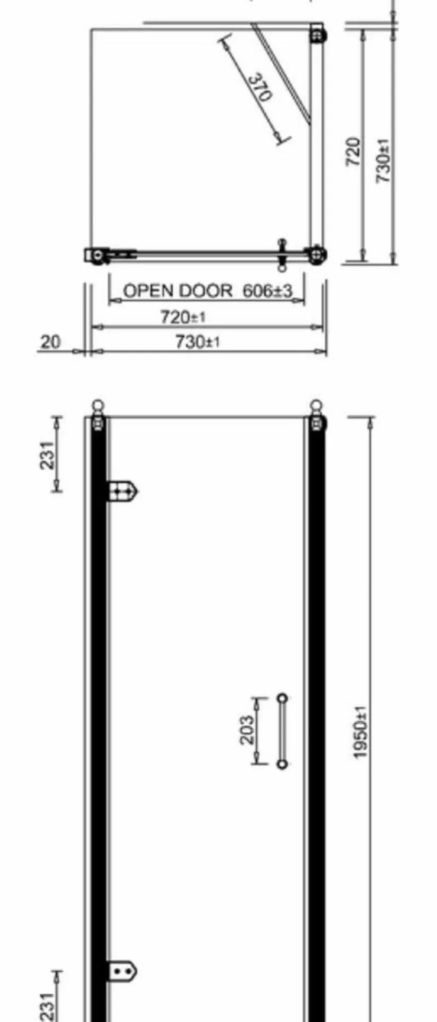 Casa Padrino Luxus Badezimmer Duschtür mit Seitenwand Silber 76 x 76 x H. 195 cm - Duschkabinen Glas Tür - Badezimmer Accessoires - Luxus Duschtüren - Luxus Qualität