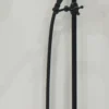 Casa Padrino Luxus Badezimmer Duschgarnitur Schwarz H. 111-138,5 cm - Brauseset mit Überkopfbrause und Handbrause - Badezimmer Accessoires - Luxus Qualität - Made in Italy