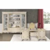 Casa Padrino Luxus Barock Bücherschrank Creme / Silber 250 cm - Made in Italy