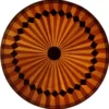 Casa Padrino Luxus Barock Beistelltisch Braun / Gold Ø 40 x H. 65 cm - Runder Mahagoni Tisch im Barockstil - Barock Möbel
