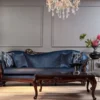 Casa Padrino Luxus Barock Beistelltisch Dunkelbraun - Handgefertigter Tisch im Barockstil - Barock Wohnzimmer Möbel - Edel & Prunkvoll