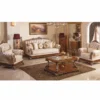 Casa Padrino Luxus Barock Beistelltisch Braun / Bronze H. 100 cm - Barockstil Möbel