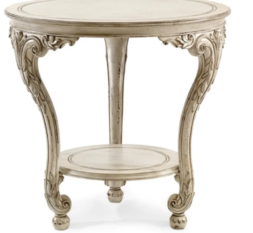 Casa Padrino Luxus Barock 3-Bein Beistelltisch Antik Grau