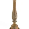 Casa Padrino Luxus Barock Beistelltisch Antik Braun / Creme - Prunkvoller Massivholz Tisch mit Marmorplatte - Luxus Möbel im Barockstil - Barock Möbel - Luxus Qualität - Made in Italy