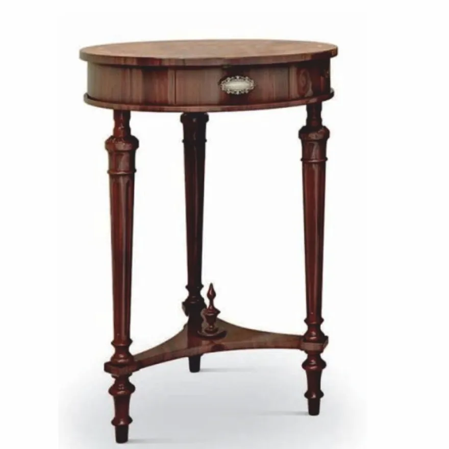Casa Padrino Luxus Barock Beistelltisch Braun H. 71,5 cm - Barock Möbel - Made in Italy