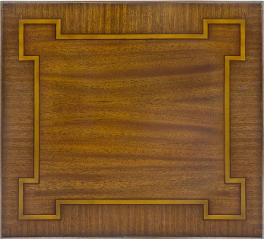 Casa Padrino Luxus Barock Beistelltisch Braun 48 x 44 x H. 62 cm - Edler Mahagoni Tisch im Barockstil - Barock Mahagoni Möbel