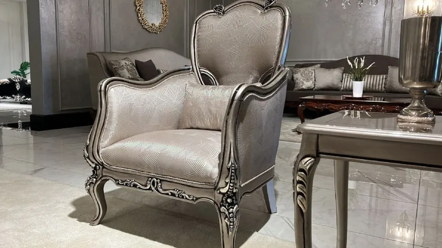 Casa Padrino Luxus Barock Beistelltisch Silber - Quadratischer Massivholz Tisch im Barockstil - Luxus Wohnzimmer Möbel im Barockstil - Barock Möbel - Edel & Prunkvoll