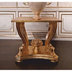 Casa Padrino Luxus Barock Beistelltisch Gold H. 69 cm - Made in Italy