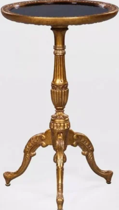 Casa Padrino Luxus Barock Beistelltisch im chinesischen Stil Antik Gold / Schwarz - Barock Möbel