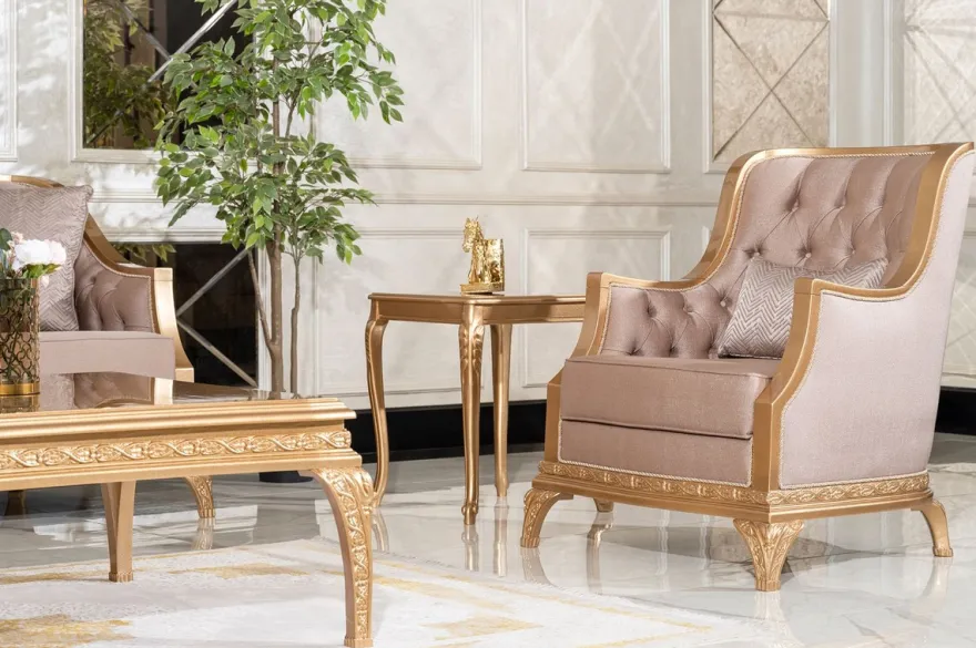 Casa Padrino Luxus Barock Beistelltisch Gold - Quadratischer Massivholz Tisch im Barockstil - Luxus Wohnzimmer Möbel im Barockstil - Barock Möbel - Edel & Prunkvoll