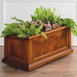 Casa Padrino Luxus Barock Blumentopf Braun 91 cm - Made in Italy