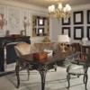 Casa Padrino Luxus Barock Buchstützen Set Antik Gold - Barockstil Schreibtisch Deko - Büro Deko - Wohnzimmer Deko - Deko Accessoires - Barock Accessoires - Luxus Qualität - Made in Italy