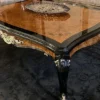 Casa Padrino Luxus Barock Couchtisch Braun / Schwarz / Gold - Massivholz Wohnzimmertisch im Barockstil - Barockstil Wohnzimmer Möbel - Barock Möbel - Barock Einrichtung - Luxus Möbel im Barockstil