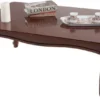 Casa Padrino Luxus Barock Couchtisch Braun 101 x 74 x H. 43 cm - Massivholz Wohnzimmertisch im Barockstil - Barock Wohnzimmermöbel