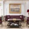 Casa Padrino Luxus Barock Couchtisch mit Glasplatte Schwarz / Gold - Prunkvoller Massivholz Wohnzimmertisch im Barockstil - Barock Wohnzimmer Möbel - Edel & Prunkvoll