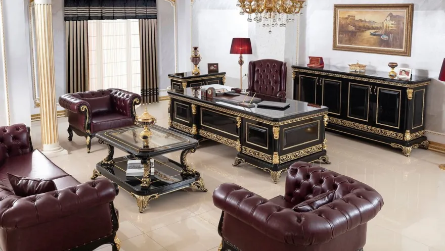 Casa Padrino Luxus Barock Couchtisch mit Glasplatte Schwarz / Gold - Prunkvoller Massivholz Wohnzimmertisch im Barockstil - Barock Wohnzimmer Möbel - Edel & Prunkvoll