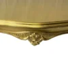 Casa Padrino Luxus Barock Couchtisch Gold 120 cm - Barockstil Wohnzimmer Möbel