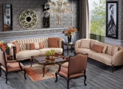 Casa Padrino Luxus Barock Couchtisch Dunkelbraun / Schwarz / Gold - Quadratischer Massivholz Wohnzimmertisch im Barockstil - Luxus Wohnzimmer Möbel im Barockstil - Barock Möbel - Edel & Prunkvoll