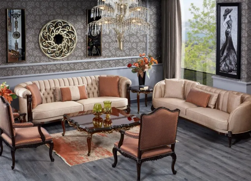 Casa Padrino Luxus Barock Couchtisch Dunkelbraun / Schwarz / Gold - Quadratischer Massivholz Wohnzimmertisch im Barockstil - Luxus Wohnzimmer Möbel im Barockstil - Barock Möbel - Edel & Prunkvoll
