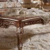 Casa Padrino Luxus Barock Couchtisch Kupferfarben / Silber - Prunkvoller Wohnzimmertisch im Barockstil - Barock Wohnzimmer Möbel - Edel & Prunkvoll