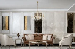 Casa Padrino Luxus Barock Couchtisch Antik Silber - Rechteckiger Massivholz Wohnzimmertisch im Barockstil - Barock Möbel - Luxus Möbel im Barockstil - Barock Einrichtung - Edel & Prunkvoll