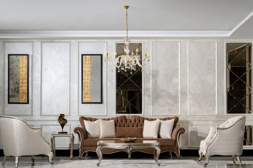 Casa Padrino Luxus Barock Couchtisch Antik Silber - Rechteckiger Massivholz Wohnzimmertisch im Barockstil - Barock Möbel - Luxus Möbel im Barockstil - Barock Einrichtung - Edel & Prunkvoll