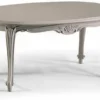 Casa Padrino Luxus Barock Couchtisch Grau 101 cm - Made in Italy