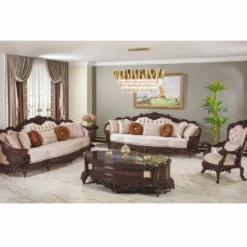 Casa Padrino Luxus Barock Couchtisch Dunkelbraun / Gold 180 cm - Prunkvoller Barockstil Wohnzimmertisch - Barock Wohnzimmer Möbel