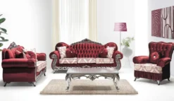 Casa Padrino Luxus Barock Couchtisch Silber - Rechteckiger Massivholz Wohnzimmertisch im Barockstil - Barock Möbel - Luxus Möbel im Barockstil - Barock Einrichtung - Edel & Prunkvoll