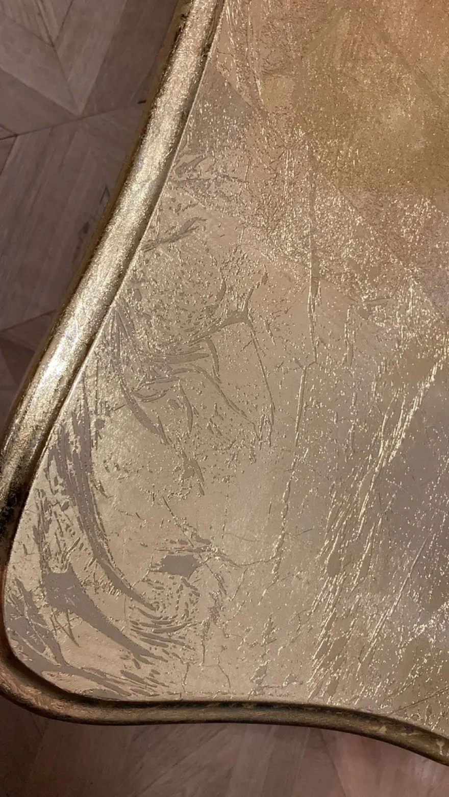 Casa Padrino Luxus Barock Couchtisch Antik Gold - Rechteckiger Massivholz Wohnzimmertisch im Barockstil - Barock Möbel - Luxus Möbel im Barockstil - Barock Einrichtung - Edel & Prunkvoll