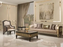 Casa Padrino Luxus Barock Couchtisch Braun / Schwarz / Gold - Prunkvoller Wohnzimmertisch im Barockstil - Barockstil Wohnzimmer Möbel - Barock Einrichtung - Barock Möbel - Luxus Möbel im Barockstil