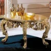 Casa Padrino Luxus Barock Couchtisch Gold - Prunkvoller Massivholz Wohnzimmertisch im Barockstil - Barock Möbel - Barock Interior - Edel & Prunkvoll - Luxus Qualität - Made in Italy