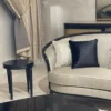 Casa Padrino Luxus Barock Couchtisch Schwarz - Ovaler Barockstil Wohnzimmertisch - Luxus Wohnzimmer Möbel im Barockstil - Barock Möbel - Edel & Prunkvoll