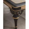 Casa Padrino Luxus Barock Couchtisch Beige / Braun / Gold 120 cm - Barock Möbel