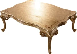 Casa Padrino Luxus Barock Couchtisch Antik Gold - Rechteckiger Barockstil Wohnzimmertisch - Barockstil Wohnzimmer Möbel - Handgefertigte Barock Möbel - Luxus Möbel im Barockstil - Edel & Prunkvoll