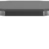 Casa Padrino Luxus Barock Couchtisch Schwarz / Silber 127 x 127 x H. 45 cm - Edler Wohnzimmertisch im Barockstil - Barock Wohnzimmer Möbel