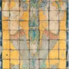 Casa Padrino Luxus Barock Deko Wandgemälde Meerjungfrauen Mehrfarbig 70 x H. 130 cm - Handgefertigte & Handbemalte Naturstein Mosaik Fliesen - Barock Wanddeko - Edel & Prunkvoll