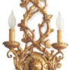 Casa Padrino Luxus Barock Doppel Wandleuchte Antik Gold 29 x 16 x H. 64 cm - Prunkvolle Wandlampe im Barockstil - Barock Leuchten - Luxus Qualität - Made in Italy