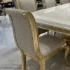 Casa Padrino Luxus Barock Esszimmer Set Creme / Weiß / Gold - 1 Riesiger Barock Esstisch & 14 Barock Esszimmerstühle - Barock Esszimmer Möbel - Luxus Möbel im Barockstil - Edel & Prunkvoll