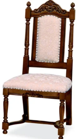 Casa Padrino Luxus Barock Esszimmer Stuhl 4er Set Rosa / Weiß / Dunkelbraun - Barockstil Küchen Stühle - Prunkvolle Luxus Esszimmer Möbel im Barockstil - Edel & Prunkvoll