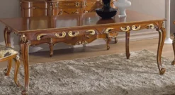 Casa Padrino Luxus Barock Esszimmer Set Grün / Braun / Gold - 1 Ausziehbarer Barock Esstisch & 6 Barock Esszimmerstühle - Esszimmer Möbel im Barockstil - Luxus Qualität - Made in Italy