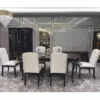 Casa Padrino Luxus Barock Esszimmer Set - 1 Barock Esstisch & 6 Barock Esszimmerstühle